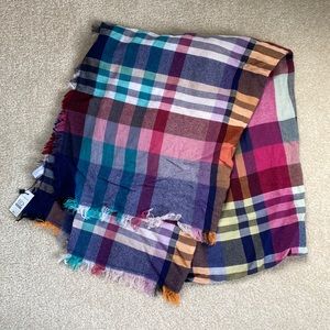 Talbots plaid scarf